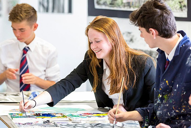  senior student art classroom Carousel  